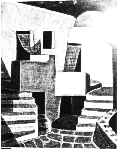 PAROS_11_cour-aux-escaliers-parikia_65×50